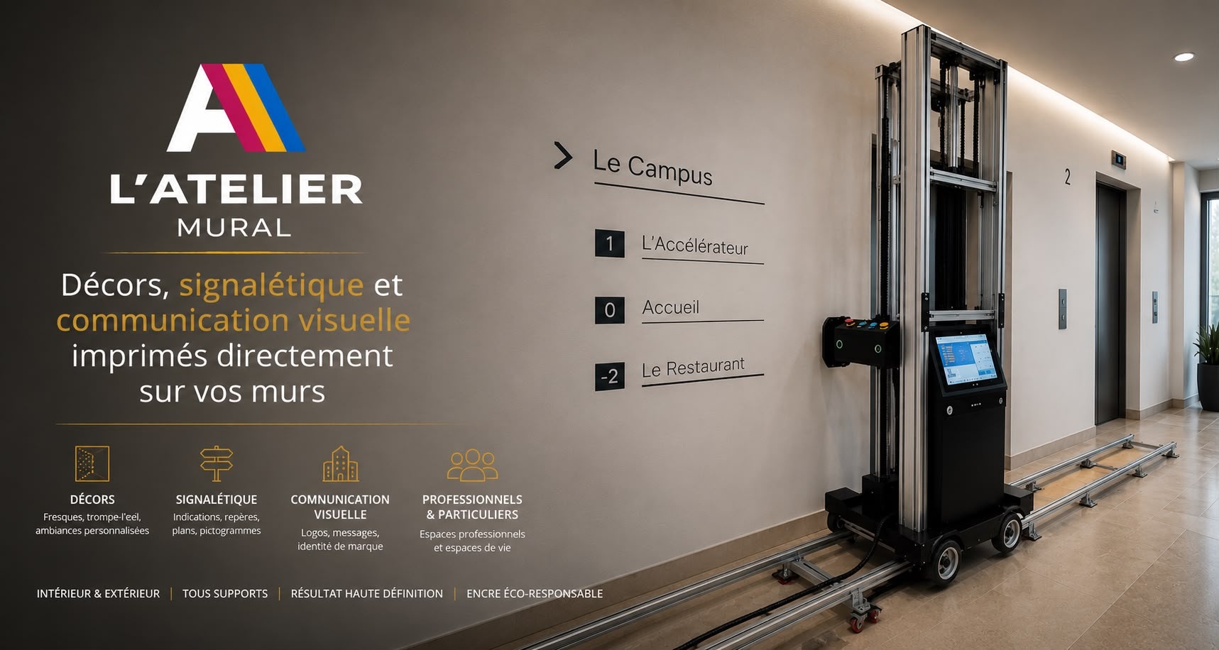 Exemple d'impression murale